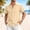 Yellow, variant on COSFO Summer Mens Casual Button Down Shirts Striped Short Sleeve Shirt Vacation Beach Classic Fit Collared Mens Shirts 2xl