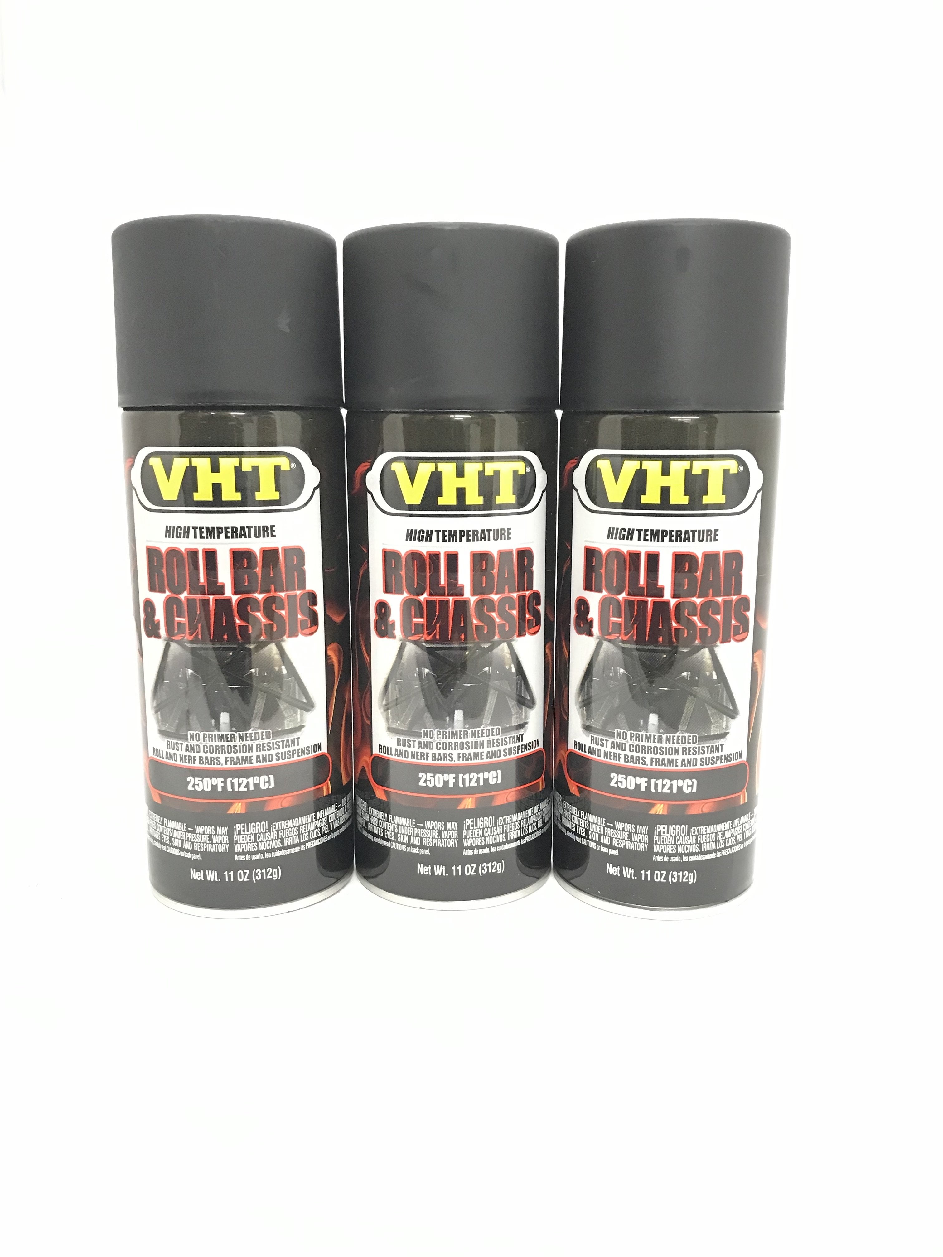 VHT SP6713 PACK High Temperature SATIN BLACK Roll Bar and Chassis