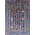thumbnail image 1 of Ahgly Company Indoor Rectangle Mid-Century Modern Plum Purple Oriental Area Rugs, 2' x 5', 1 of 6