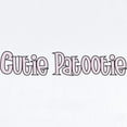 thumbnail image 2 of CafePress - Cutie Patootie:Girl Infant Creeper - Baby Light Bodysuit, Size Newborn - 24 Months, 2 of 4