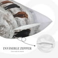 thumbnail image 5 of Daiia Yak Bedding Waterproof Pillow Protector Zippered Queen – Bed Bug Proof Pillow Encasement-20"x30", 5 of 9