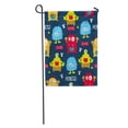 thumbnail image 1 of SIDONKU Pattern Monsters Cute Little Boy Fun Toy Garden Flag Decorative Flag House Banner 12x18 inch, 1 of 2