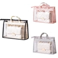 thumbnail image 2 of Breathable Moisture-proof Bag Wardrobe Sealed Leather File Bag Dustproof Bag Finishing Storage Bag Transparent Hanging Bag, 2 of 4