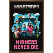 A Minecraft Movie - Group Wall Poster, 22.375" x 34" Framed