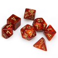 thumbnail image 2 of Scarabt Polyhedral Scarlett/Gold 7-Die Set, 2 of 3