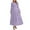 Purple, variant on Fall Dresses for Women 2025 Casual Lightweight Long Sleeve V Neck Elastic Waist Dress Boho Holiday Maxi Dress