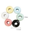 thumbnail image 4 of Ceramic Toothbrush Holder - 1.5" Mini Countertop Stand for Bathroom Vanity, Hygienic Organizer for Drying Brushes and Pens, Space-Saving Desktop Tray, 4 of 6