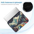 thumbnail image 2 of FORMRS 15-15.6 inch Laptop Sleeve Case Soft Carrying Quilted Computer Bag Cover, Evening Mountain Road, 2 of 7