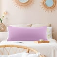 thumbnail image 2 of PiccoCasa Brushed Microfiber Pillowcase Body Pillow Pillowcase, Standard Lavender, 2 of 7