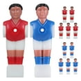 thumbnail image 1 of Shisuyan 12pcs Foosball Men Plastic Foosball Guys Foosball Player Rod Foosball Soccer Men Player Table Soccer Foosball Replacement Part, 1 of 8