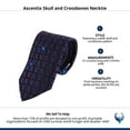 thumbnail image 4 of Ascentix Pirate Skull and Crossbones Necktie, 4 of 4