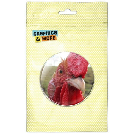

Rooster Selfie Refrigerator Button Magnet
