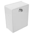 thumbnail image 5 of Niceauty Lockable Storage Box Milk Box White Rectangular WallMounted 1Set, 5 of 8