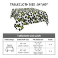 thumbnail image 3 of Zufioo Soccer and Football Print Square Decorative Tablecloth, Wrinkle-resistant, Waterproof and Oil-resistant Tablecloth Coffee Table Cloth, Suitable for Restaurants-54"x54", 3 of 8