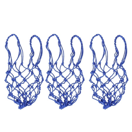 Worgeous Basketball Carry Net Waterproof Blue for Sports Equipment Team Practice 6pcs