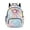 Blue and Pink - Pig, variant on Cartoon Capybara Printed 17" School Backpack for Kids Teen Girls Lightweight Durable Bookbag with 1 Main Compartment, Front Zipper Pocket, Back to School Gift