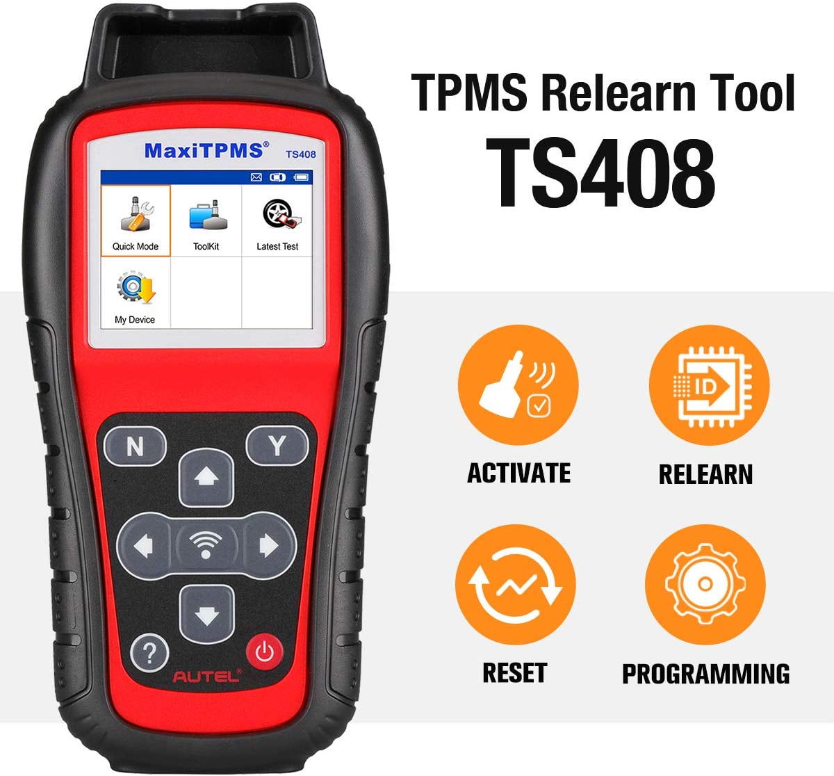 Autel MaxiTPMS TS401 TPMS Tool TPMS Relearn Tool for TPMS Sensor Relearn Aute... 