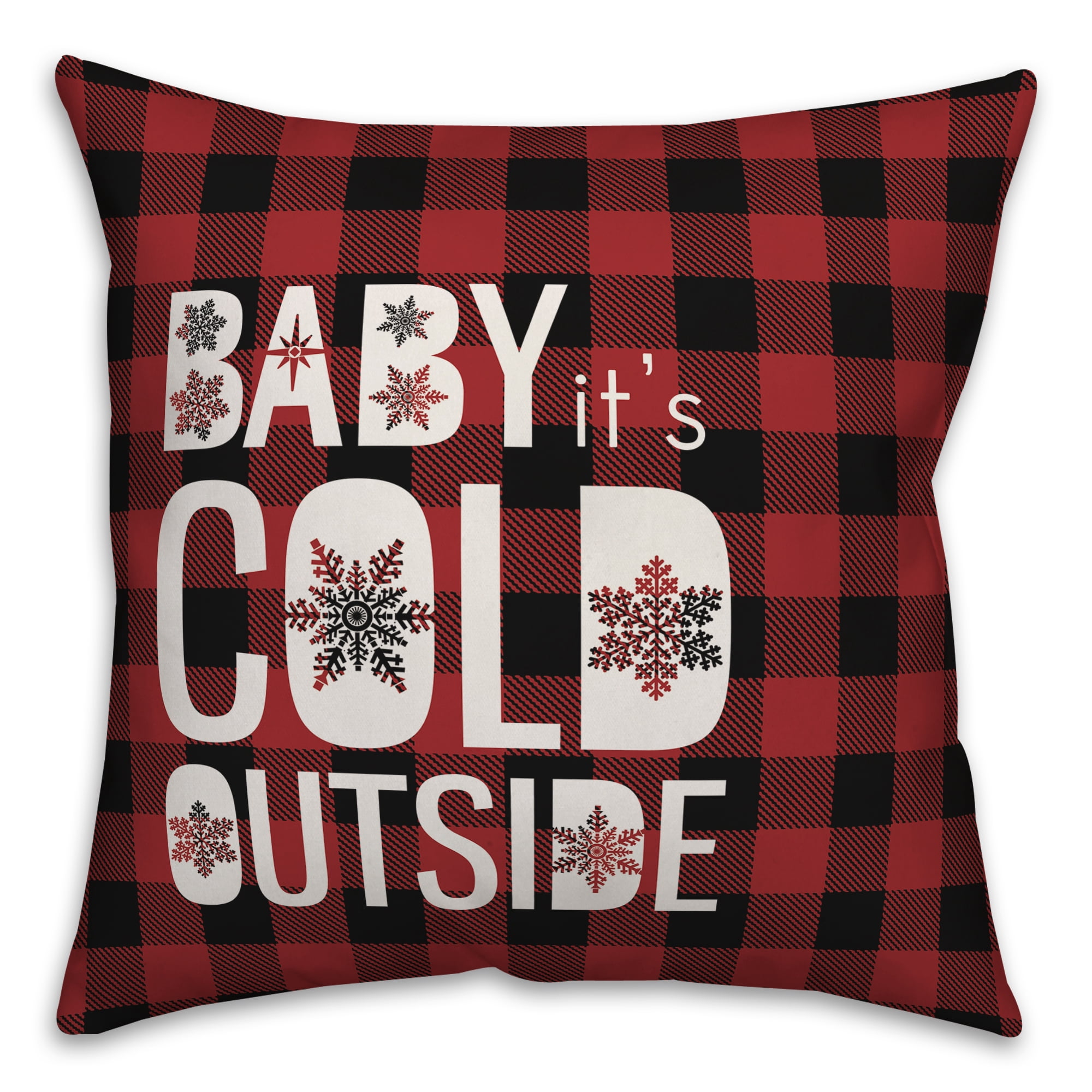 Creative Products Baby It's Cold Outside 16x16 Spun Poly Pillow