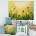 thumbnail image 2 of Designart ' Sunset Field With Herbs and Chamomiles ' Traditional Canvas Wall Art Print, 2 of 4
