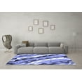thumbnail image 3 of Ahgly Company Indoor Round Animal Blue Modern Area Rugs, 7' Round, 3 of 4