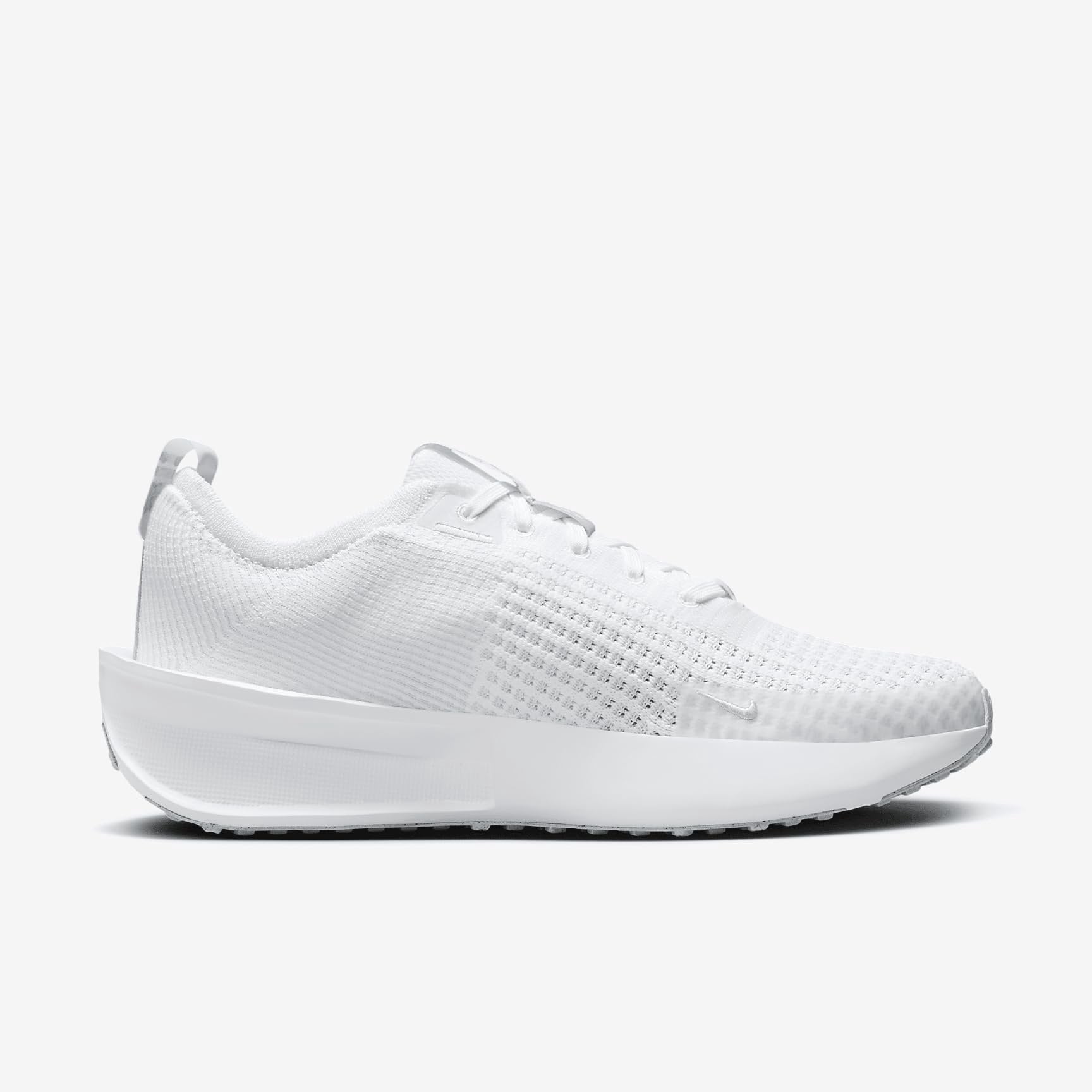 Nike Women's Interact Road Running Shoes Sneaker, White/Pure Platinum-Wolf Grey, 9.5