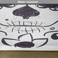 thumbnail image 6 of Ambesonne Sugar Skull Place Mats Set of 4, Make up Girl, Standard Size, Black White and Blue, 6 of 6