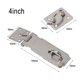 thumbnail image 2 of Durable Door Clasp Lock Stainless Steel For Wood Door Furniture Accessories Hasp Staple Shed Latch Padlock Clasp, 2 of 11