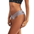 thumbnail image 5 of Women's Lace Underwear Cheeky Panty Breathable Bikini Panties, 4 Packs, 5 of 7