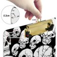thumbnail image 4 of FMSHPON Horror Skull Clipboard Hardboard Wood Nursing Clip Board and Pull for Standard A4 Letter 13x9 inches, 4 of 7