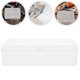 thumbnail image 5 of Caja de almacenamiento organizadora de plástico transparente vacío rectangular, contenedores con tapas para artículos pequeños y otros proyectos artesanales, 6 uds., 5 of 5