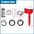 thumbnail image 4 of 2X 2135-K303 Air Inlet Kit Parts and Trigger Assembly for 2115TIMAX Impact Wrench,2 set x air impact Kit, 4 of 6