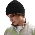 thumbnail image 2 of Beechfield Waffle Organic Cotton Beanie, 2 of 2