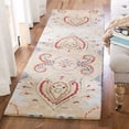 thumbnail image 2 of SAFAVIEH Bella Meriel Southwestern Wool Runner Rug, Beige/Blue, 2'3" x 7', 2 of 10