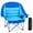 Blue, variant on edx Oversized Heavy Duty Camping Chair, 500 lbs Capacity, Foldable Outdoor Seat with Cup Holder & Side Pockets, Portable Lawn Seat for Outdoor Activities,Red-Gray