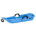 thumbnail image 2 of Slippery Racer Downhill Thunder Kids Toddler Plastic Toboggan Snow Sled, 2 of 9