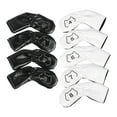 thumbnail image 5 of 9Pcs Golf Iron Club Head Covers Set Golf Wedge Covers Set with Number Tags 4-9,P,A,S PU Golf Iron Headcovers for Men Women Golf Accessories, 5 of 8