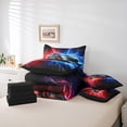 thumbnail image 6 of Castle Fairy Black Car Boy Bedding Comforter Set,Extreme Sport Full Bedding Set, 6 of 8