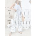 thumbnail image 3 of GILIGEGE 2 Piece Sets for Women Summer 2 Piece Sets for Women Summer Outfits Sleeveless Sets Square Neck Tops Wide Leg Crop Pants Vacation Outfits Summer Beach Vacation Outfits Lounge Tracksuits, 3 of 4