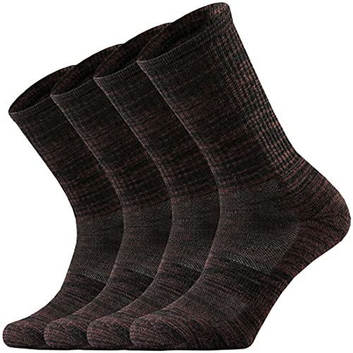 Ortis Men's Merino Wool Moisture Wicking Outdoor Hiking Cushion Crew