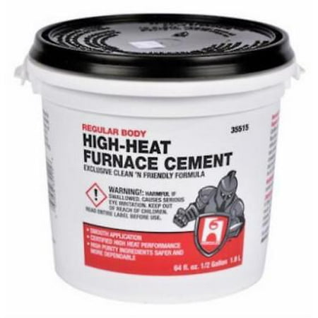 - Hercules 1/2 Gallon Furnace & Stove Cement