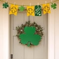 thumbnail image 5 of Pgyong St. Patrick's Day Wooden Door Hanger, Shamrock Welcome Sign for Front Door Porch Outdoor Indoor Farmhouse Decor, Rustic Holiday Home Decoration, 5 of 8