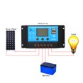 thumbnail image 2 of Controlador Solar Inteligente Anself con Pantalla LCD, Funciones de Monitoreo de Corriente, Compatible con Paneles Solares 12V/24V y 10A de Capacidad, 2 of 6