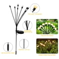 thumbnail image 3 of Solar Path Lights 8 LED 4 Pack Solar Powered Firefly Garden Lights Outdoor Fast Charge Battery Swaying Lights Decorative for Pathway Yard Patio Landscape, 3 of 7