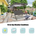 thumbnail image 4 of Bearachild Cubierta de asiento para silla columpio, toldo impermeable para sombra de sol, Patio, exterior, jardín, Patio, porche, hamaca, toldo a Jardín y Patio Gris Bearachild HA005105-12, 4 of 6