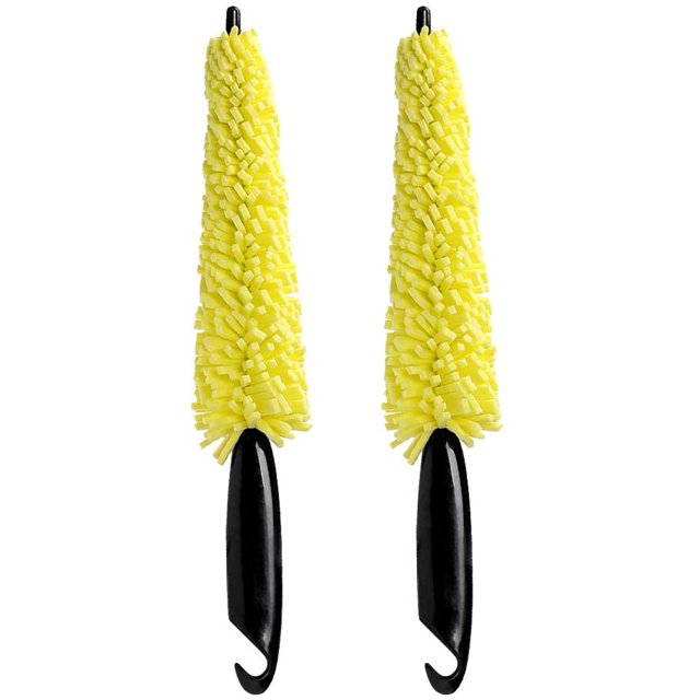2 uds. Cepillo para llantas de ruedas, esponja para limpieza de neumáticos de coche, herramientas de 290 x 180 x 20 mm