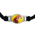 thumbnail image 2 of The Flash Character Novelty Suede Leather Metal Bracelet, 2 of 4