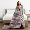 thumbnail image 6 of Yibo Mother's Day Gift Blanket Flannel Soft and Comfortable Anti-static Bed Sofa Blanket, 6 of 7