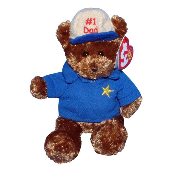 Ty Beanie Baby: Dear Dad the Bear | Stuffed Animal | MWMT's