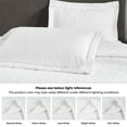 thumbnail image 4 of BNM 3 Piece Floral Cotton Blend White Bedspread Set, Full, 4 of 10