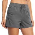 thumbnail image 2 of CHENge Women's Athletic Shorts with Liner 5" Inseam Quick Dry High Waisted for Workout Running Gym Sports Shorts, 2 of 6